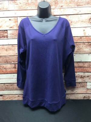 Merrell Women s Athletic Shirt Top Tunic Stretch Medium Purple NWOT O4