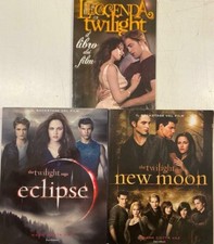LOTTO 3 VOLUMI BACKSTAGE TWILIGHT NEW MOON ECLIPSE LIBRO DEI FILM