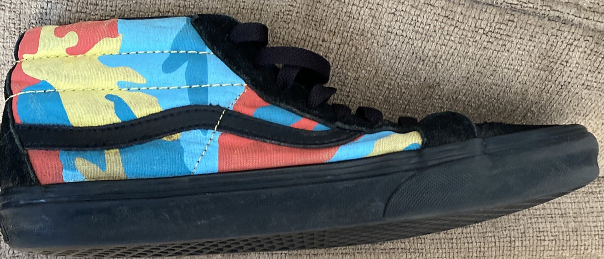靴 VANS SK8-MID REISSUE NEON CAMO vans Vans Sk8-Mid Reissue 'Neon Camo' VN0A3MV8ULX
