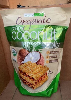 Tropical Fields Organic Crispy Coconut Rolls 11oz/ 312g