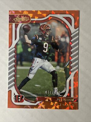 Joe Burrow 2022 Panini Absolute Orange Mosaic Parallel /199