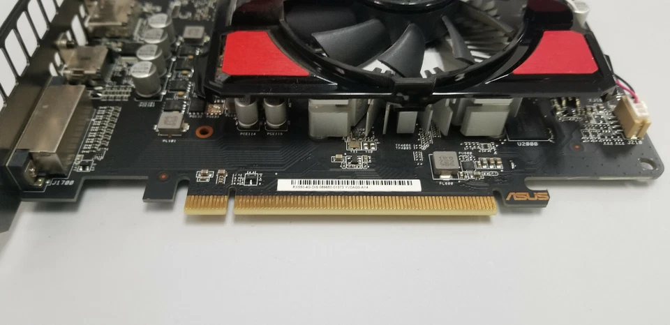 Asus AMD Radeon RX 550 4GB DDR5 Gaming video card PCI-e dual HDMI DP DVI #L42 - Image 4 of 4