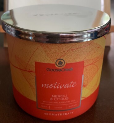GooseCreek 3 wick Candle NEROLI & CITRUS  Soy Wax Blend+ Essential Oil 14.5oz