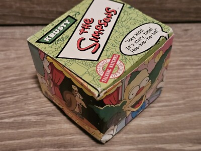 2002 Simpsons KRUSTY HEY ITS KIDS STORY TIME Official Talking Watch BURGER KING