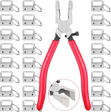Key Fob Hardware Set, 50PCS Lanyard Key Fob Hardware 1 Inch with Key Fob Pliers