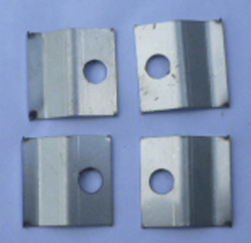 Dovre Stove Glass Clips Set of 4 Metal Clips and 4 Screws 5mm - Picture 3 of 5