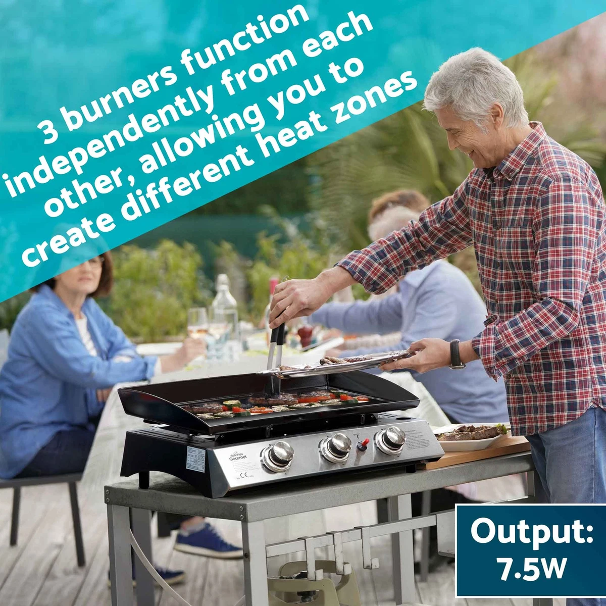3 burner top bbq cover