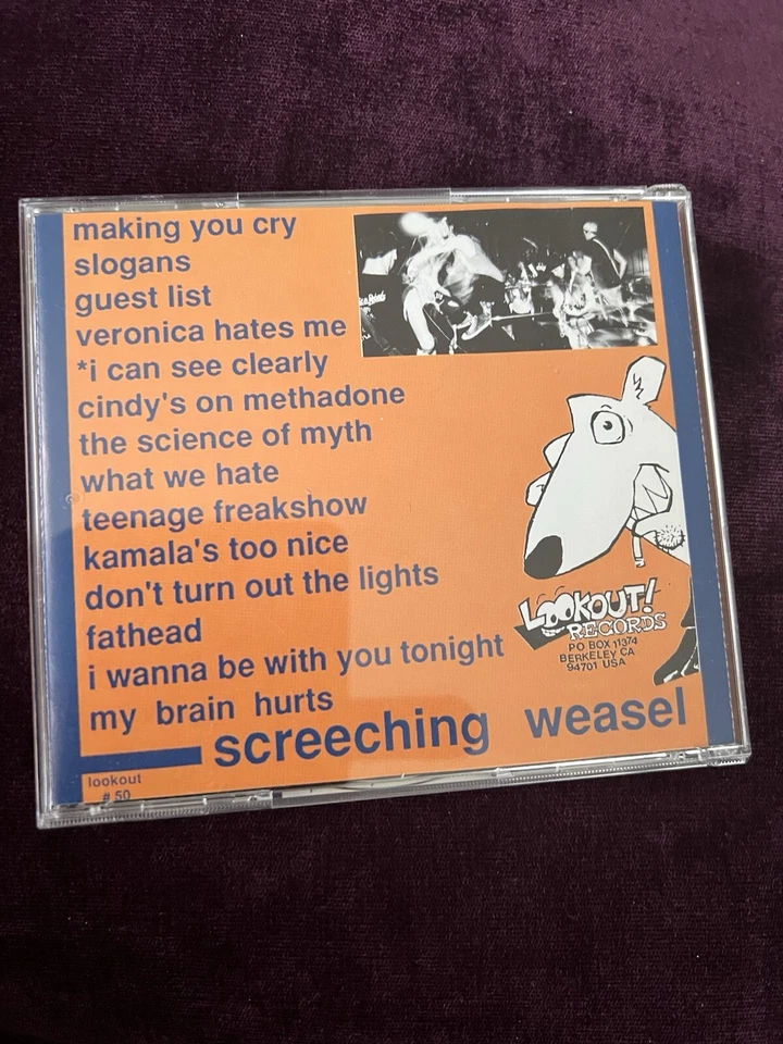 Screeching Weasel My Brain Hurts 1991 USA import no-barcode 1st Ed punk REX50 Foto 2 de 4