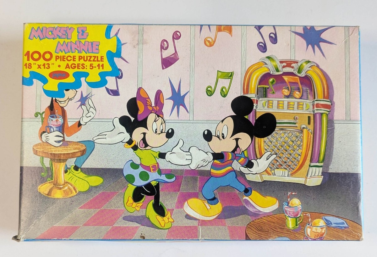 Jaymar Walt Disney Mickey & Minnie Mouse Puzzle Dance Party 100