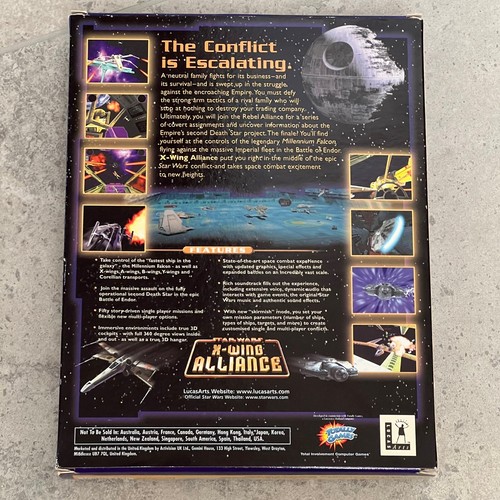 Star Wars: X-Wing Alliance | Big Box PC CD-ROM | Win 95/98 | LucasArts | Boxed - Picture 4 of 18