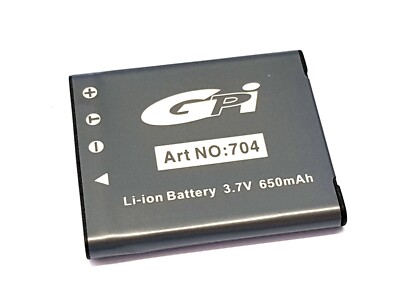 1 x Bilora GPI Akku Li-Ion 704 für Casio NP-120 Neu OVP