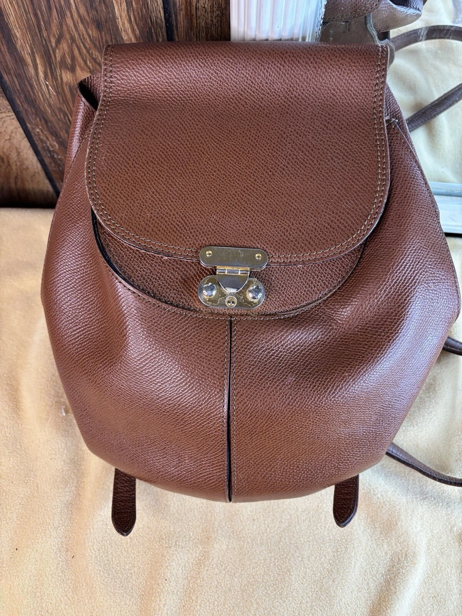 【新品未使用】renoma PARIS Renoma Paris Purse Backpack Bag Made In France Color Brown | eBay