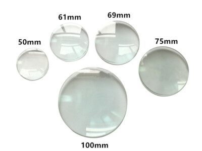 Bi-convex Magnifying Glass Lens HD Optical Lens for DIY Magnifying Magnifier