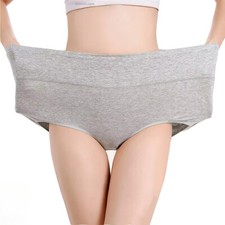 100-120 kg Women High Elasticity Cotton Underwear High Waist Briefs Panties