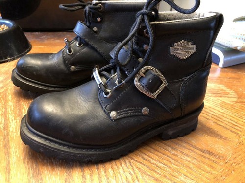 harley davidson moc toe boots