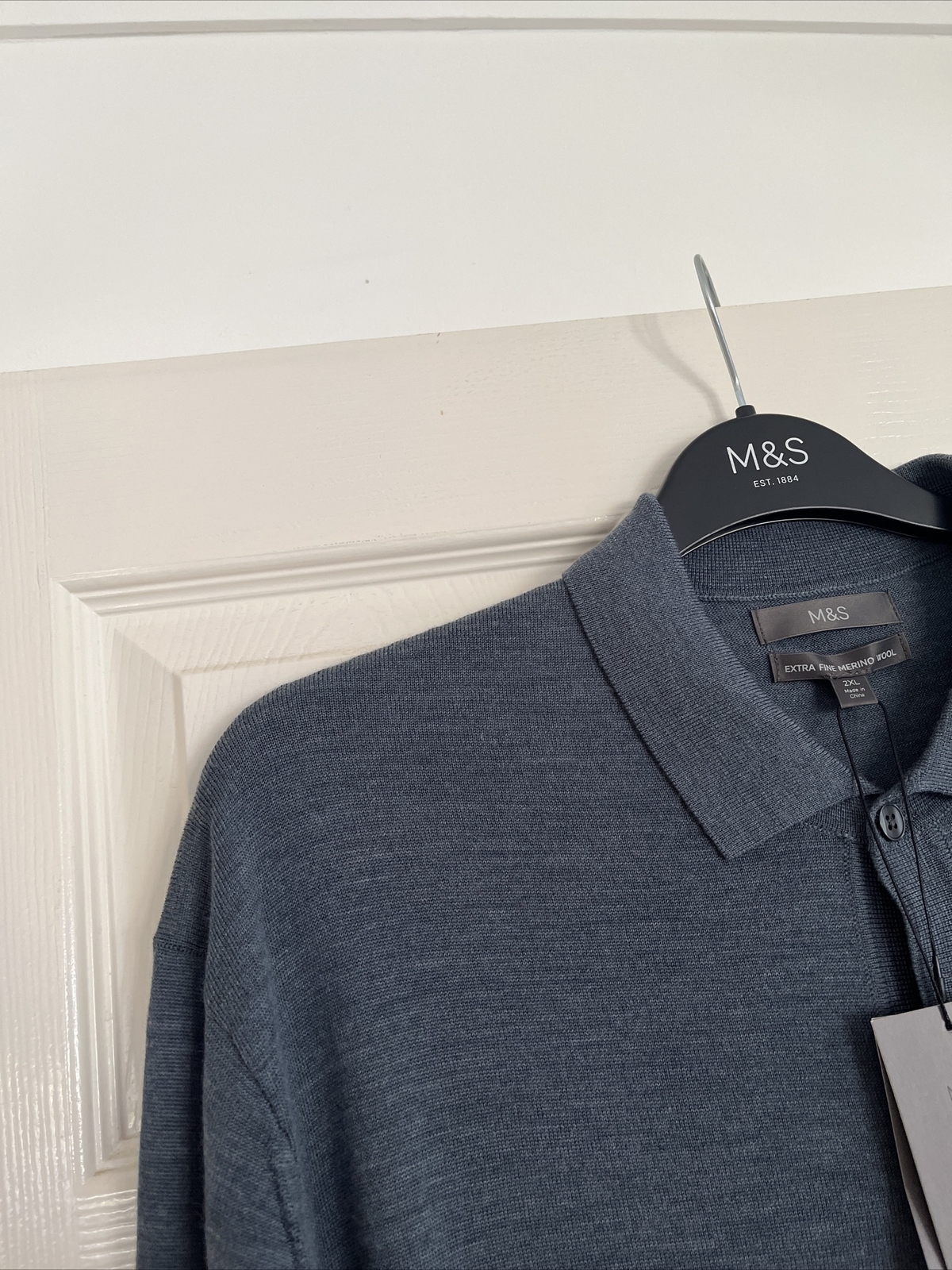 m&s merino wool polo