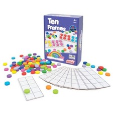 Junior Learning  Rainbow Ten Frames JL614 UPC 850010476148
