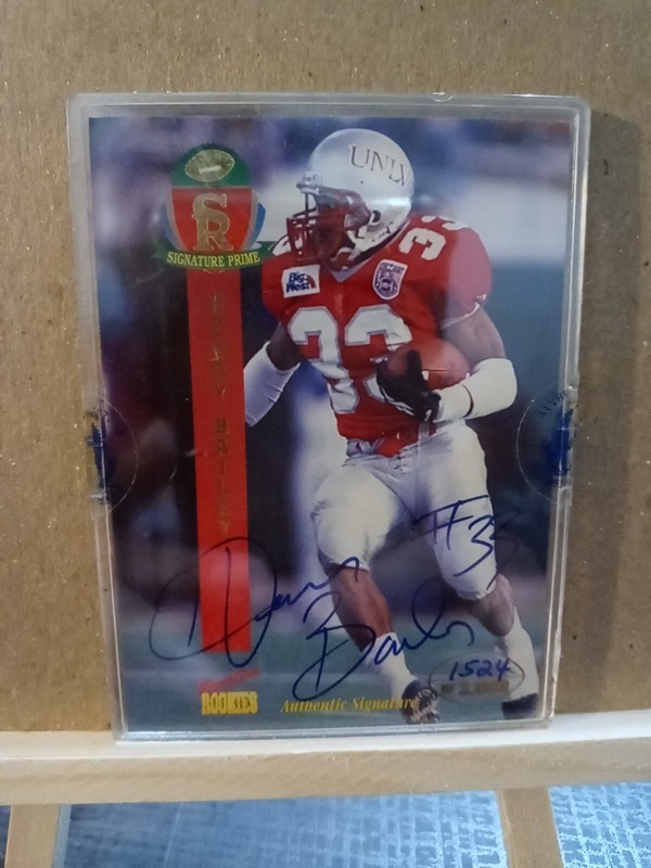 1995 Signature Rookies Signature Prime Henry Bailey Signed Card #3 1524/3000