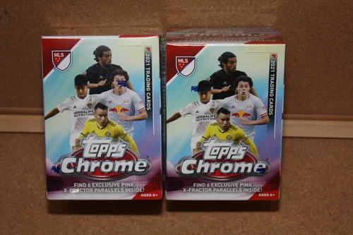 2021 Topps Chrome MLS Blaster Box Lot of 2