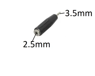 ELECTROSEX TENS ESTIM 2 x 2.5 MM - 3.5 MM ADAPTER CONVERTER JACK PLUG,UK SELLER