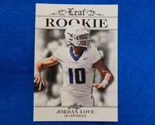 JORDAN LOVE 2020 LEAF Exclusive #03 Only 5000 Made! Rare Rookie Card NEAR MINT