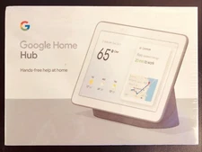 Google Home Hub with Google Assistant Smart 7" Display Chalk Grey or Chalk White
