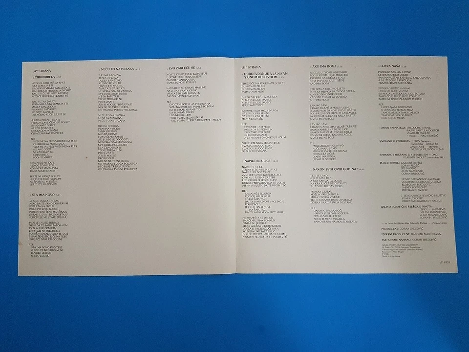 BIJELO DUGME 1988 - CIRIBIRIBELA - (LP) YUGOSLAVIA Foto 3 de 4