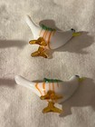 SET OF 6 MURANO GLASS MINIATURE PHEASANT BIRDS IN VIVID COLORS — photo 8