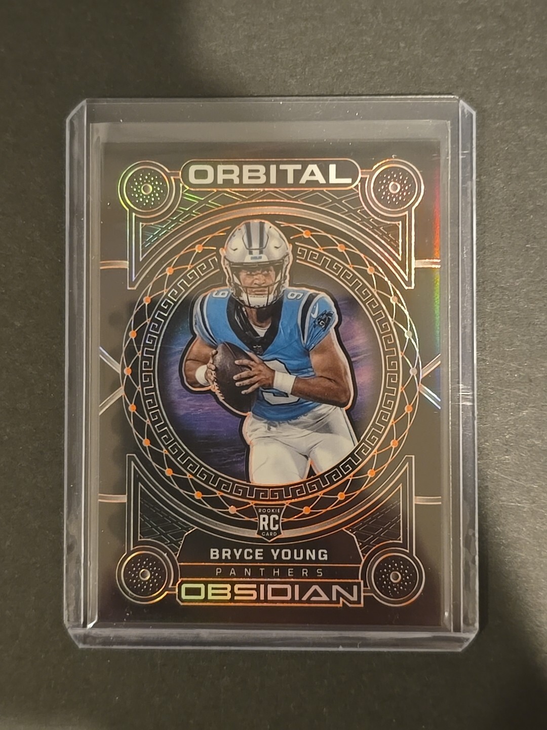2023 Panini Obsidian Bryce Young Orbital Rookie Orange Electric Etch 52/65 RC819
