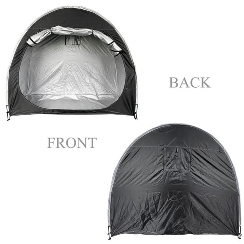 UK Bicycle Storage Tent Garden Bike Shelter Equipment Cover Shed Outdoor Black - Picture 6 of 7