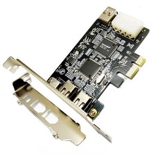PCI-E 1X to 1394 3-Port DV HD Video Capture PCI1394 Extended TI Dual Chip