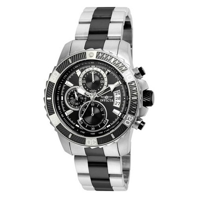 Invicta Men's Quartz Watch Pro Diver Chronograph Two Tone Steel Bracelet 22416