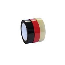 1/4" x 36 Yd Red Polyester Film Tape Case of 144 Rolls 