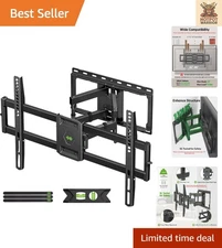 Articulating TV Mount for 42-86 Inch Flat Screens - Easy Installation & Swivel