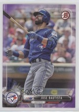 2017 Bowman Purple 216/250 Jose Bautista #10 4c5