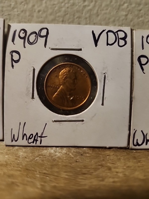 1909-P VDB Lincoln Wheat Cent .