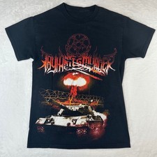 Thy Art Is Murder Band Tee Black Graphic T-Shirt Let Freedom Rain Mens Small