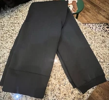 FREE COUNTRY sz L-XL faux fur lined 10% spandex pull up black leggings