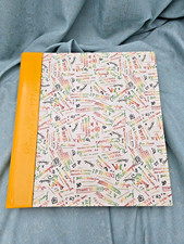 Album fotografico/scrapbook vintage Pineider 1774 rosso 12" x 13" 60 pagine