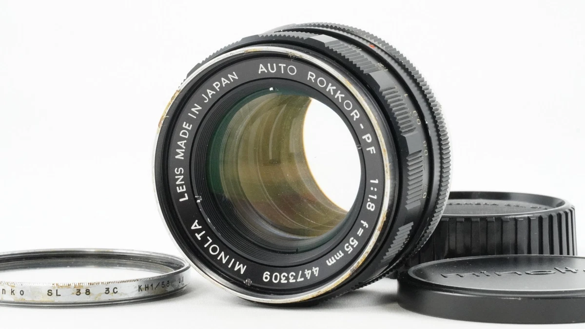 Minolta Rokkor PF Minolta MD 55mm Focal Camera Lenses for sale | eBay