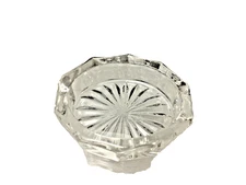 Mosser Glass Co., Crystal Oval Open Salt Dip, 1.75" x 3/4",  Made in USA