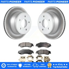 Rear Coat Brake Rotors Semi-Metallic Pad Kit For Chevrolet S10 Blazer GMC Sonoma