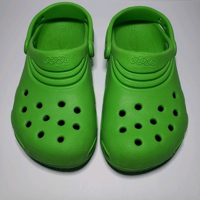 Jibbitz by Crocs Clogs Slip On Strap Green Kids XL J 1/2