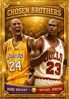 Kobe Bryant Michael Jordan Dual CUSTOM Card "Chosen Brothers" Limited Edition