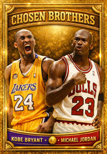 Kobe Bryant Michael Jordan Dual CUSTOM Card C...