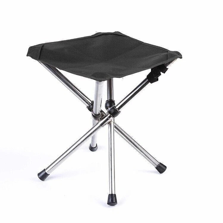 Folding Stool Portable Telescopic Chair Seat Camping Retractable Outdoor Fishing