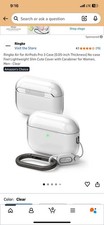 For AirPods Pro 3 Case Ringke Air Ultra Slim TPU Cover with Carabiner