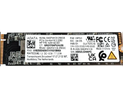 ADATA 256GB SSD SM2P41C8-256GC NVMe N29142-001 | eBay