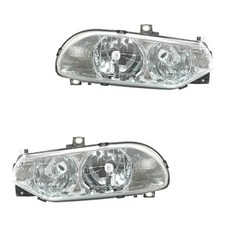 Scheinwerfer Set rechts & links Chrom H1/H7 für Alfa Romeo 156 932_