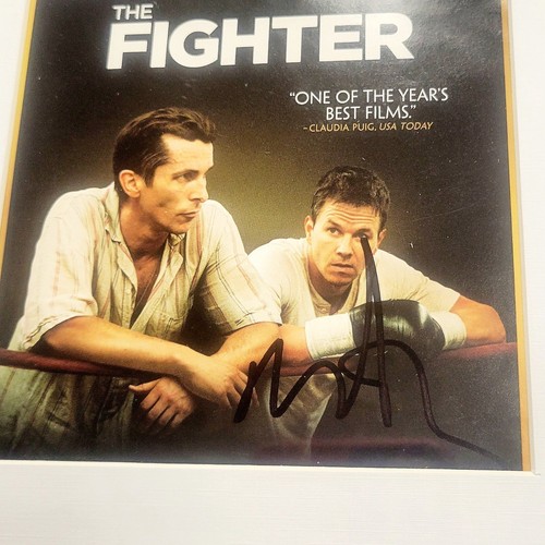 Mark Wahlberg Signed The Fighter Movie Blu-ray Framed Mickey Ward Boxing AAC COA - Picture 2 of 4